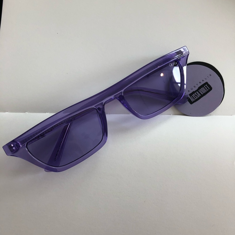 Quay Australia Finesse Purple Sunglasses